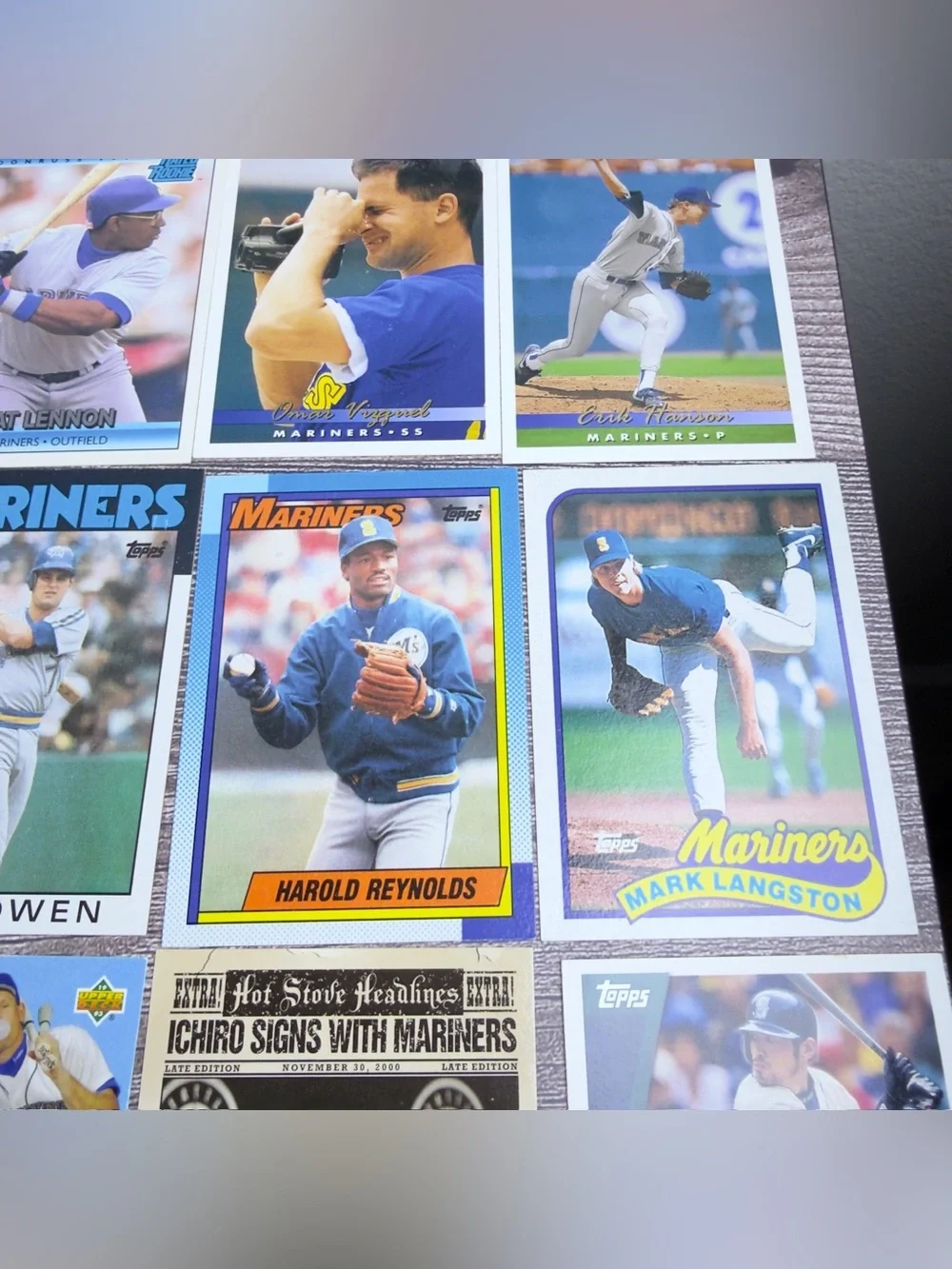 Seattle Mariners Card Lot of 24 Ichiro Reynolds Davis +